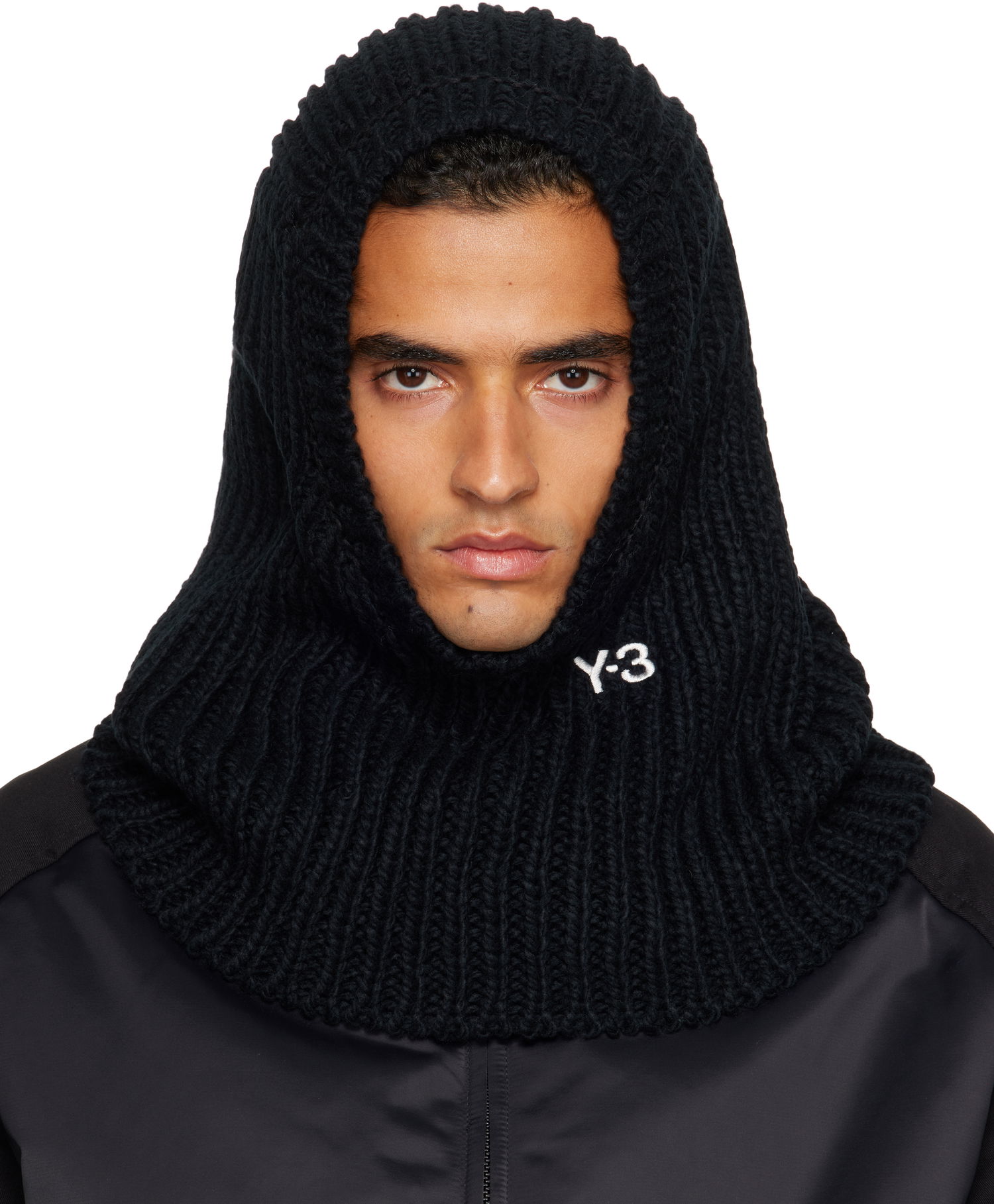 Klobúk Y-3 Y-3 Knitted Hood Balaclava Čierna | JX8310, 0