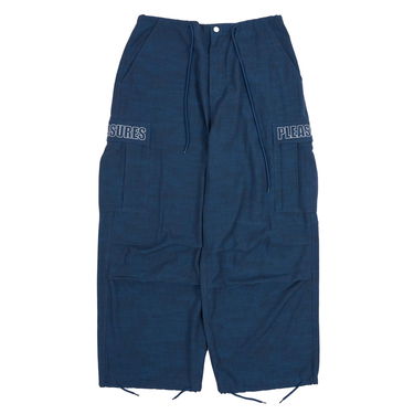 Cargo nohavice Pleasures Visitors Wide Fit Cargo Pants Navy | P23F012-NAVY, 10