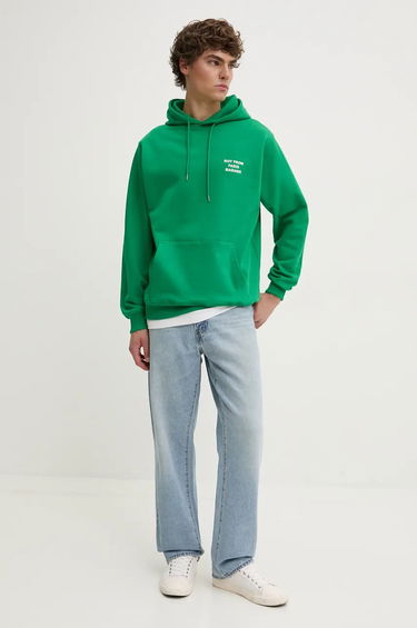 Mikina Drôle de Monsieur Hoodie With Print Zelené | E.HO162.CO127.GN, 1