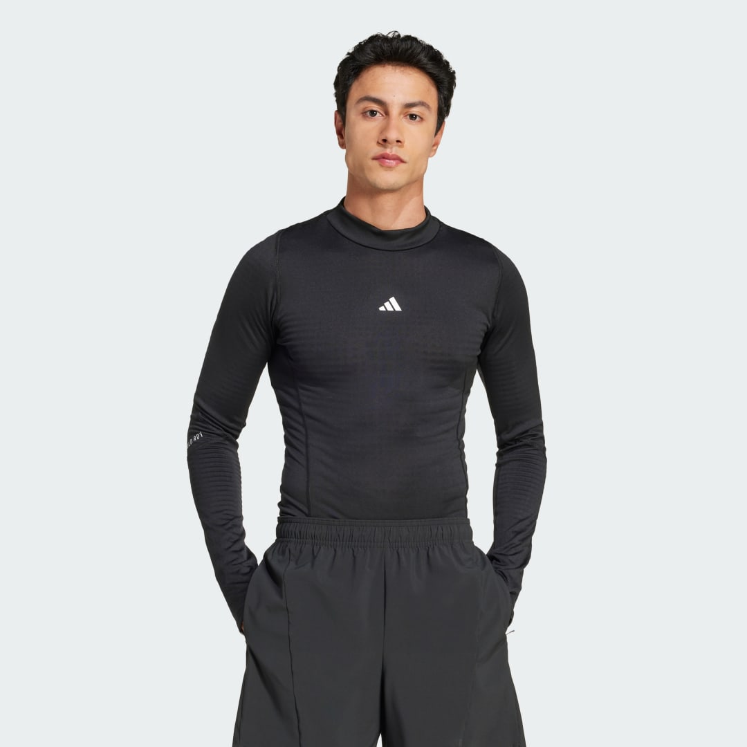 Tričko adidas Performance TECHFIT COLD.RDY Training Long Sleeve Čierna | IN5584, 0