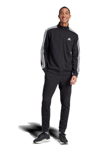 Tepláky adidas Originals Basic 3-Stripes Fleece Track Suit Čierna | IJ6067