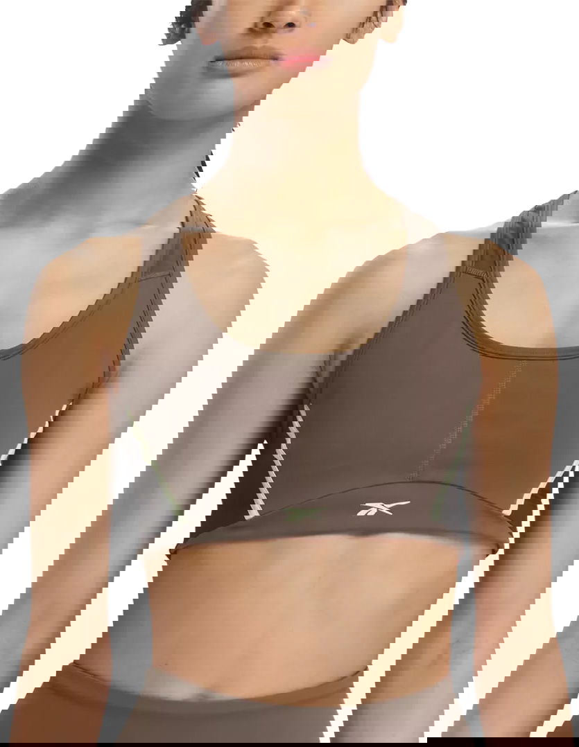 Podprsenka Reebok Lux Racer Sports Bra Hnedá | 100035440, 0
