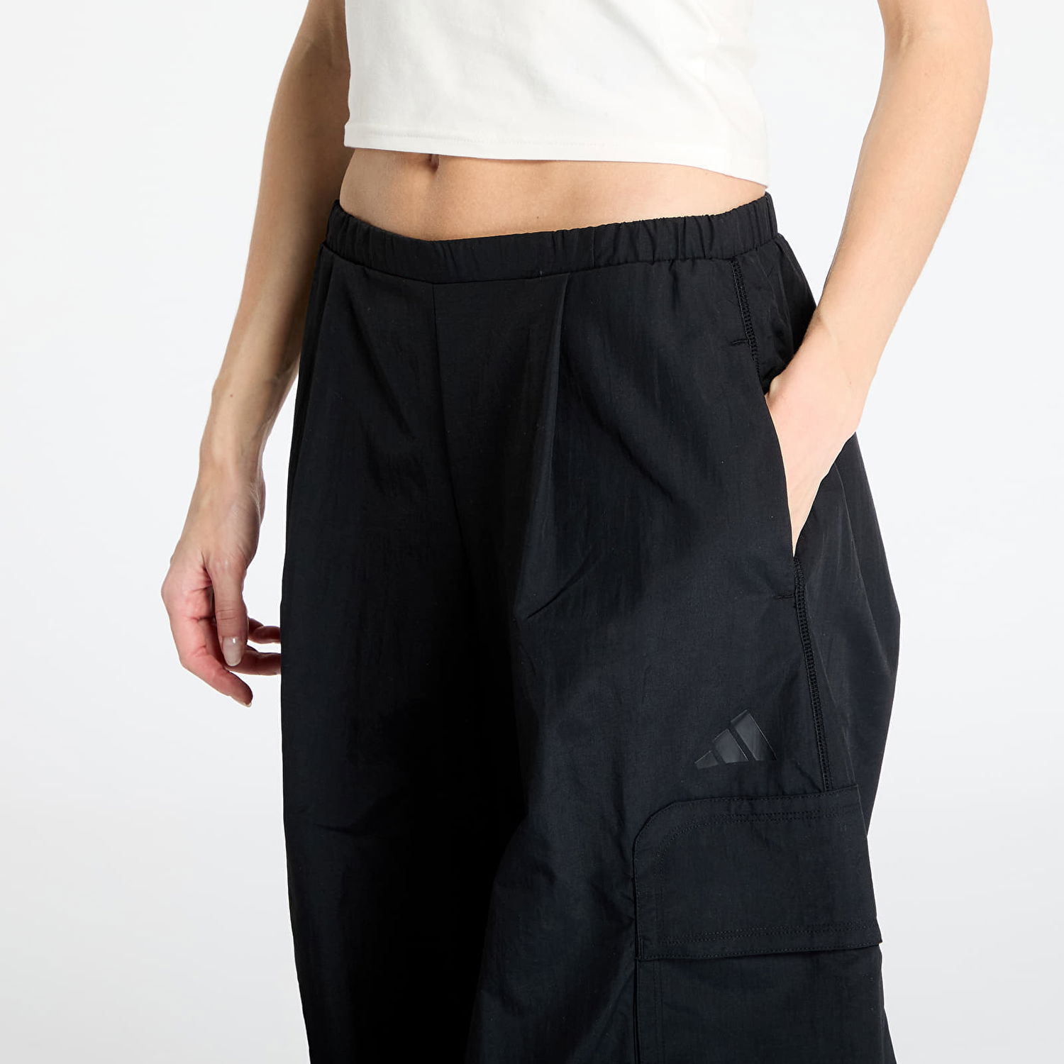 Cargo nohavice adidas Originals Parachute Cargo Pants Čierna | JY0514, 1