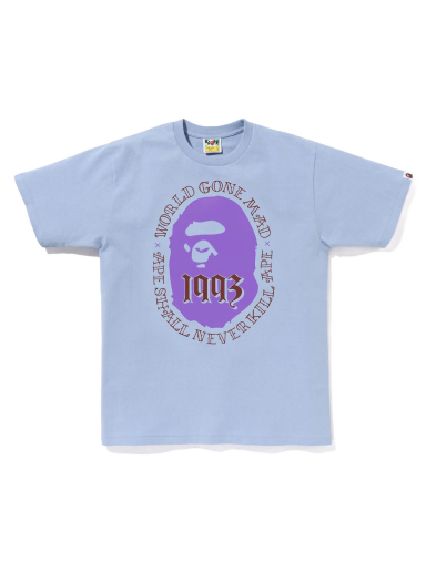 Tričko BAPE Ape Head 1993 Tee Modrá | 1J30-110-075
