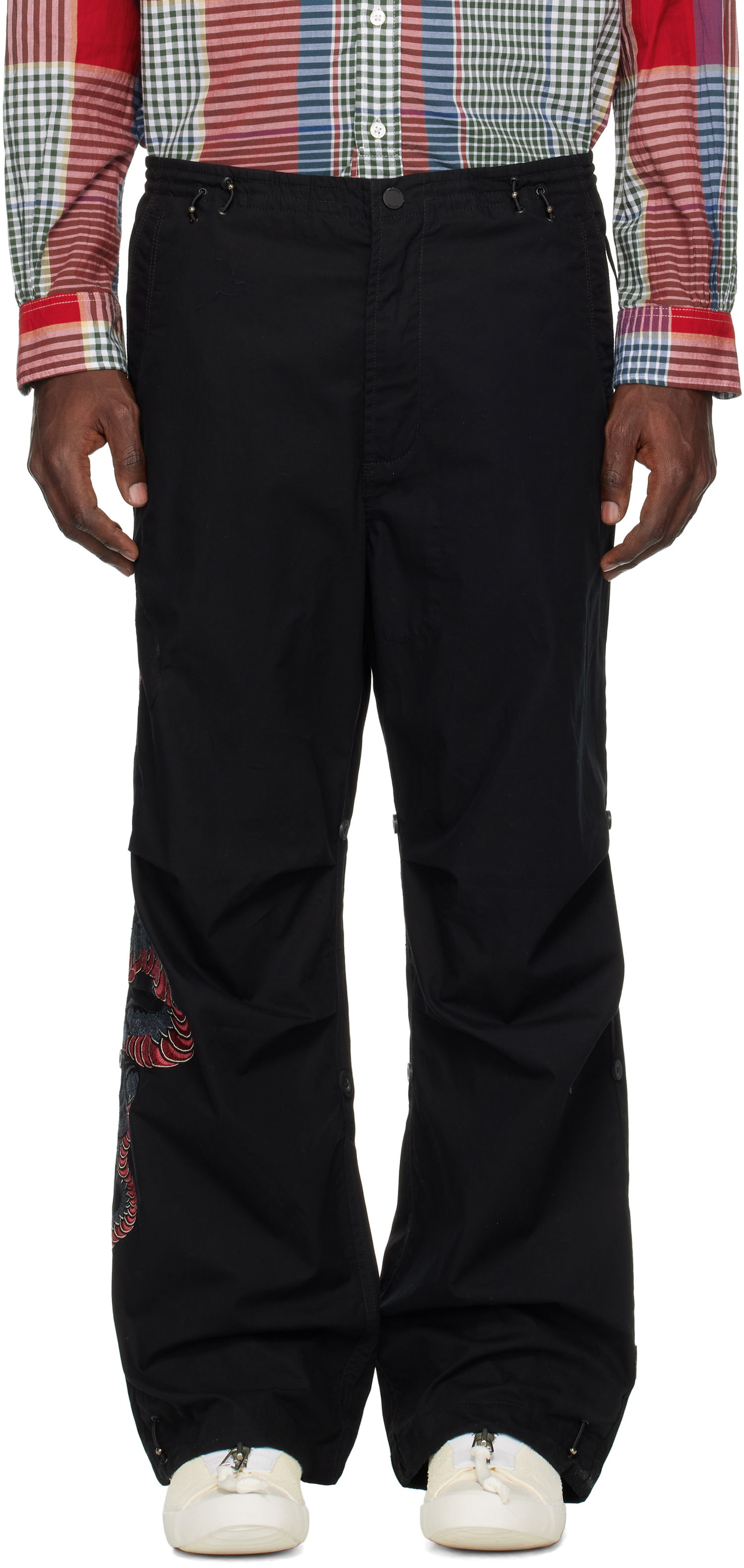 Cargo nohavice Maharishi Maharishi Yin Yang Cobra Loose Snopants Trousers Čierna | 6007, 0