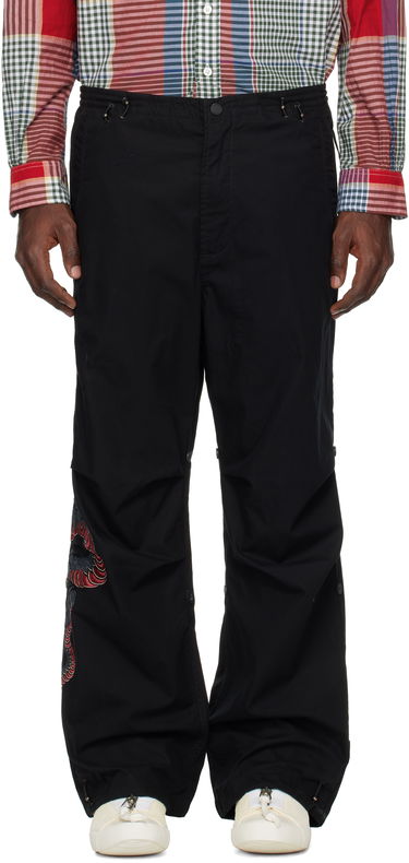 Cargo nohavice Maharishi Maharishi Yin Yang Cobra Loose Snopants Trousers Čierna | 6007, 0