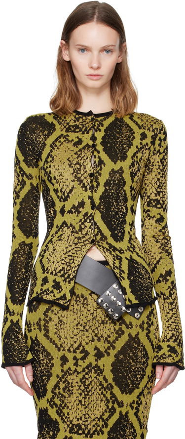 Sveter The Attico Python Jacquard Cardigan Rôznofarebný | 251WCD00005 KCC004AA, 0