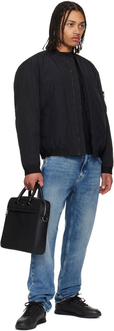 Oblečenie BOSS BOSS Nappa-Leather Čierna | 50542099, 4