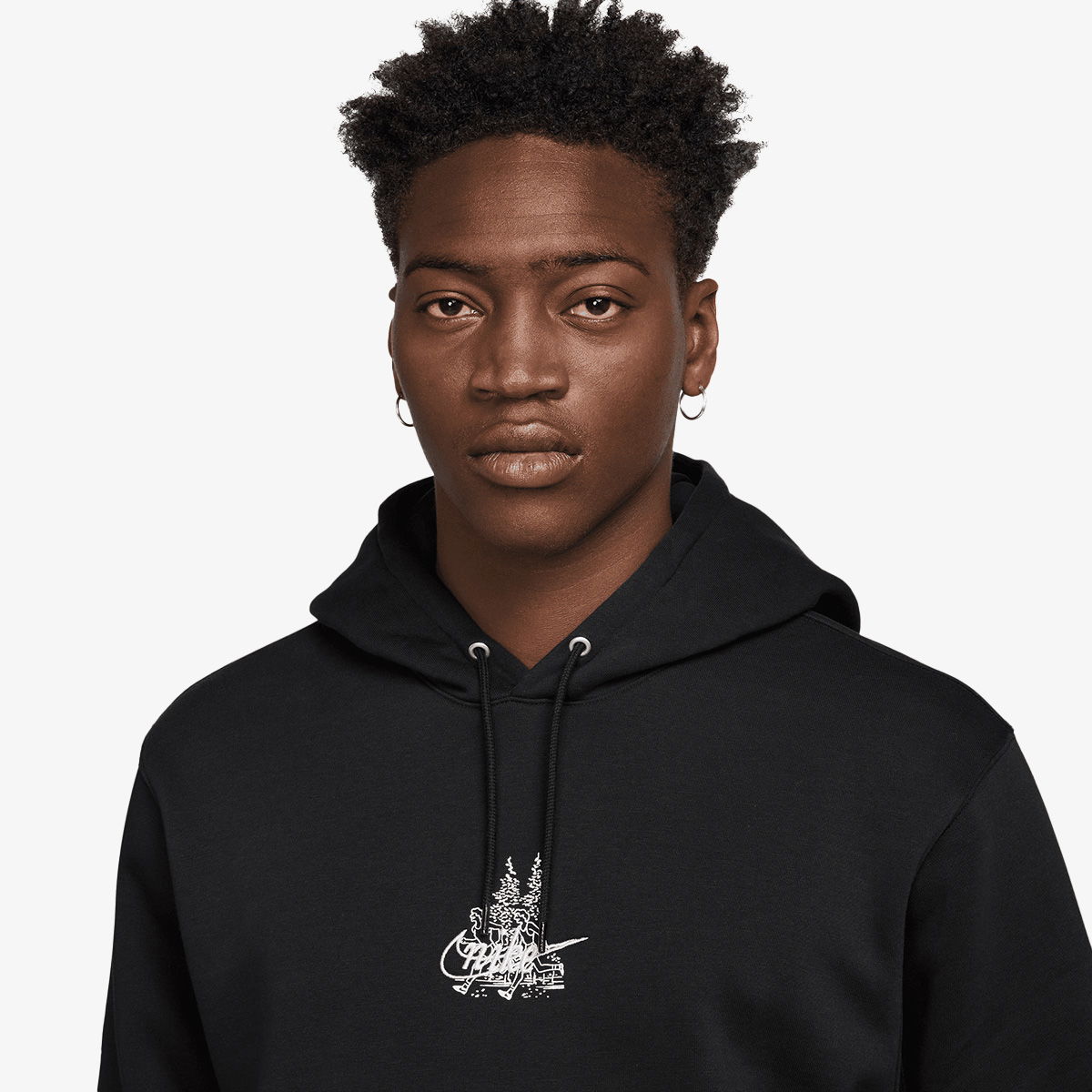 Mikina Nike Running Club Hoodie Čierna | HV1216-010, 0
