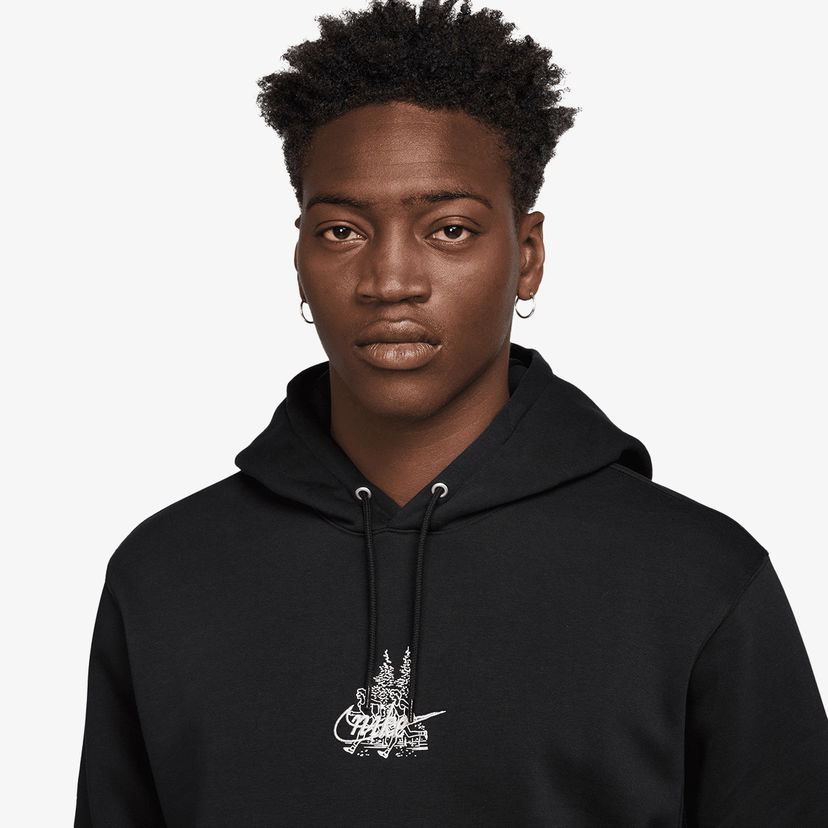 Mikina Nike Running Club Hoodie Čierna | HV1216-010