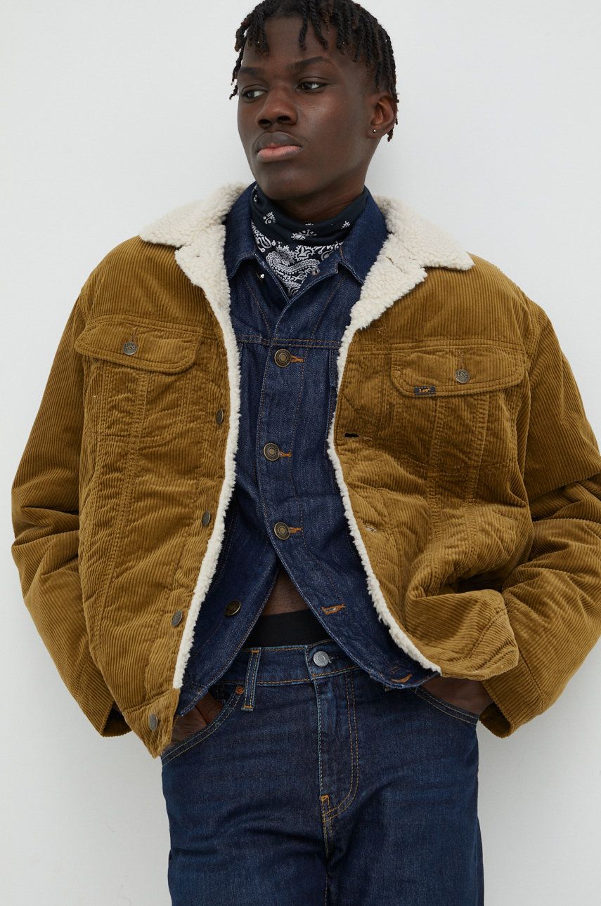 Bunda Lee Sherpa Jacket "Tumbleweed" Hnedá | L87AQEDH, 0
