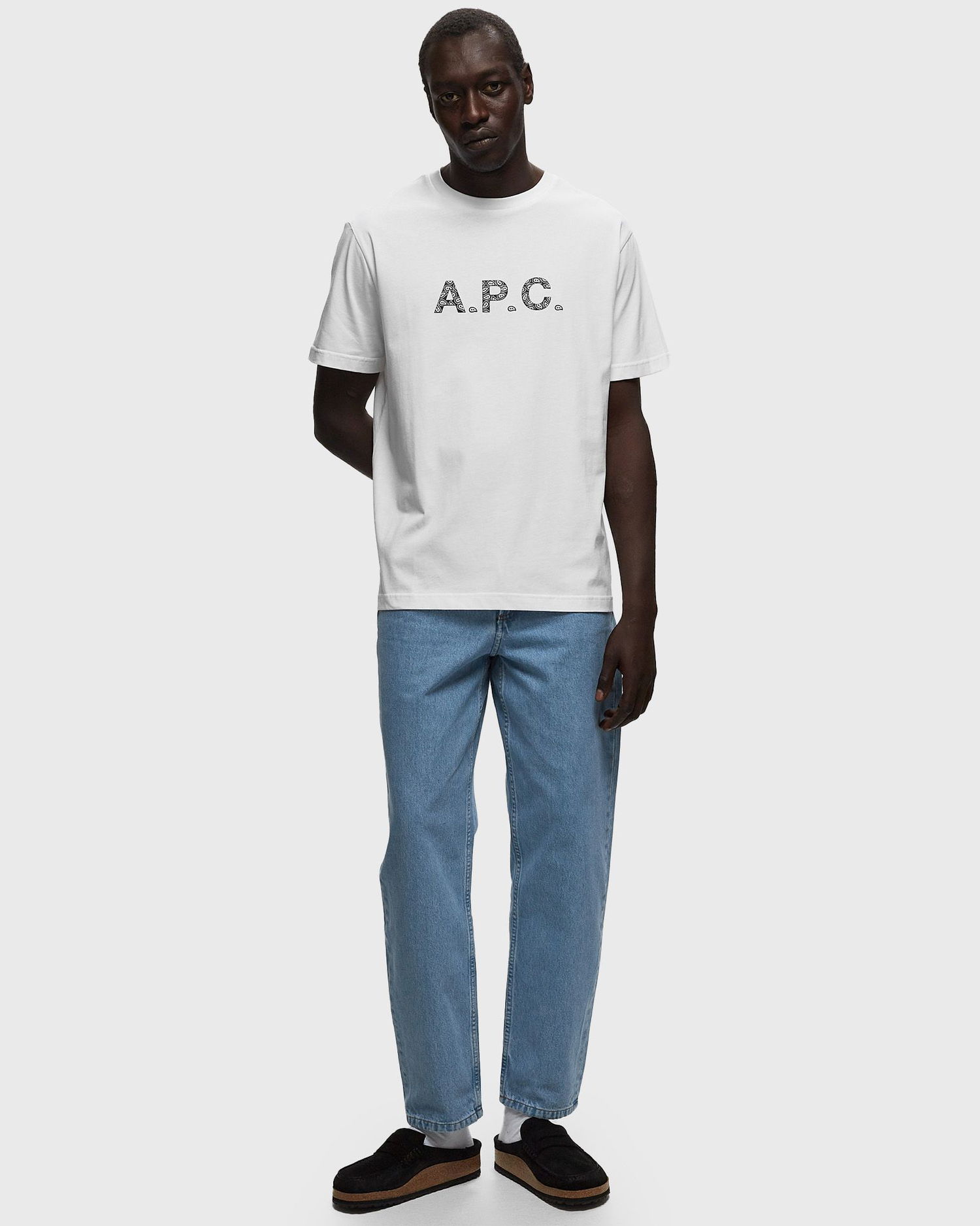 Tričko A.P.C. James Tee Biela | COEIO-H26347-TAG, 1