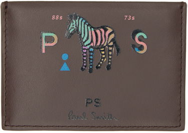 Peňaženka Paul Smith Paul Smith Zebra Card Holder Hnedá | M2A-7606-LZEBPS, 1