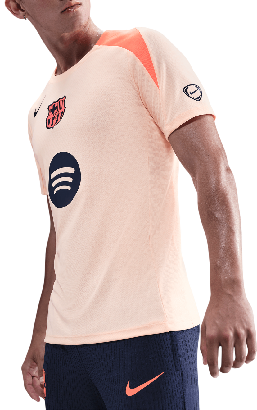 Tričko Nike FC Barcelona Strike Training Shirt Dri-FIT Total 90 Oranžová | hm3344-808