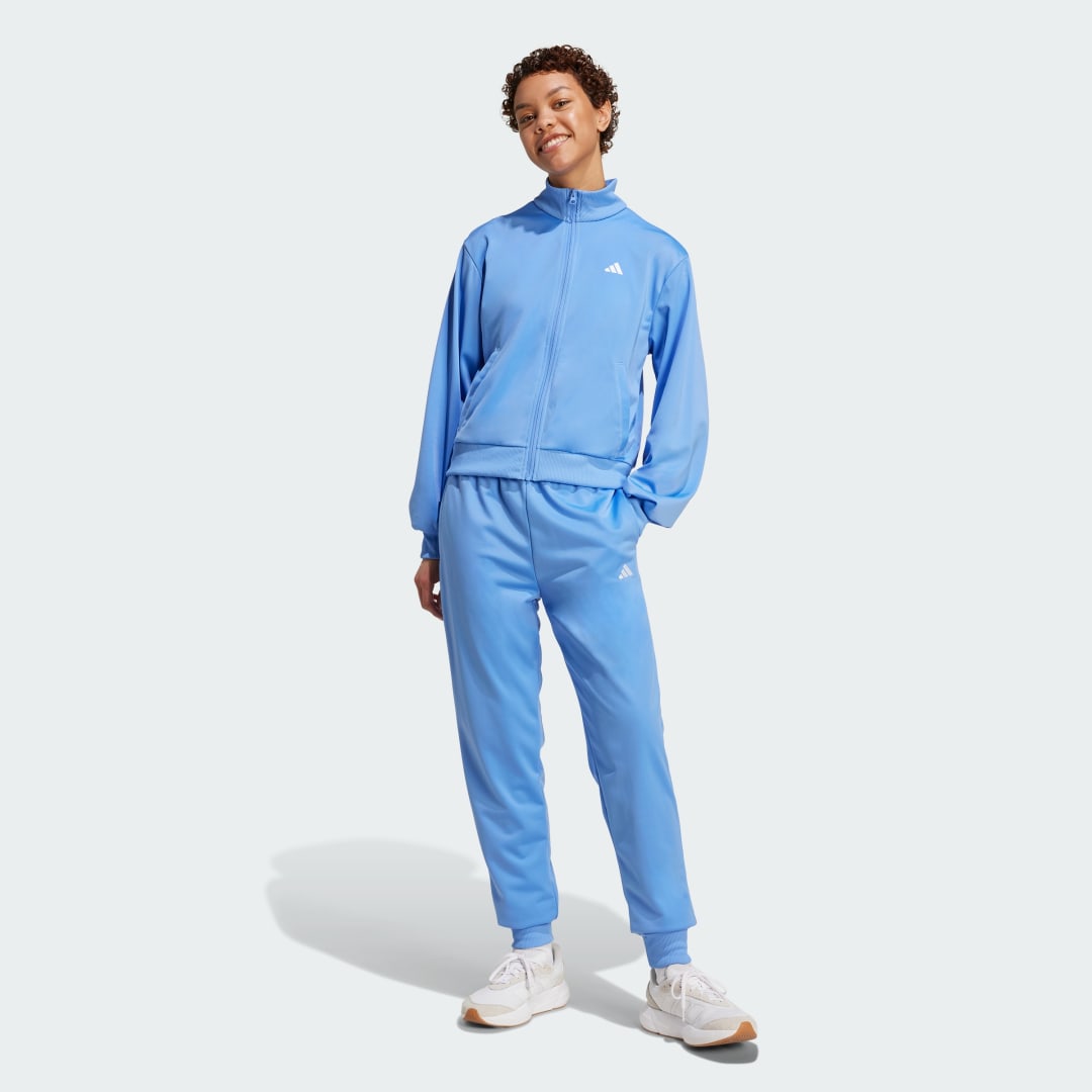 Súprava adidas Performance Essentials Feel Cozy Track Suit Modrá | JX0513, 0
