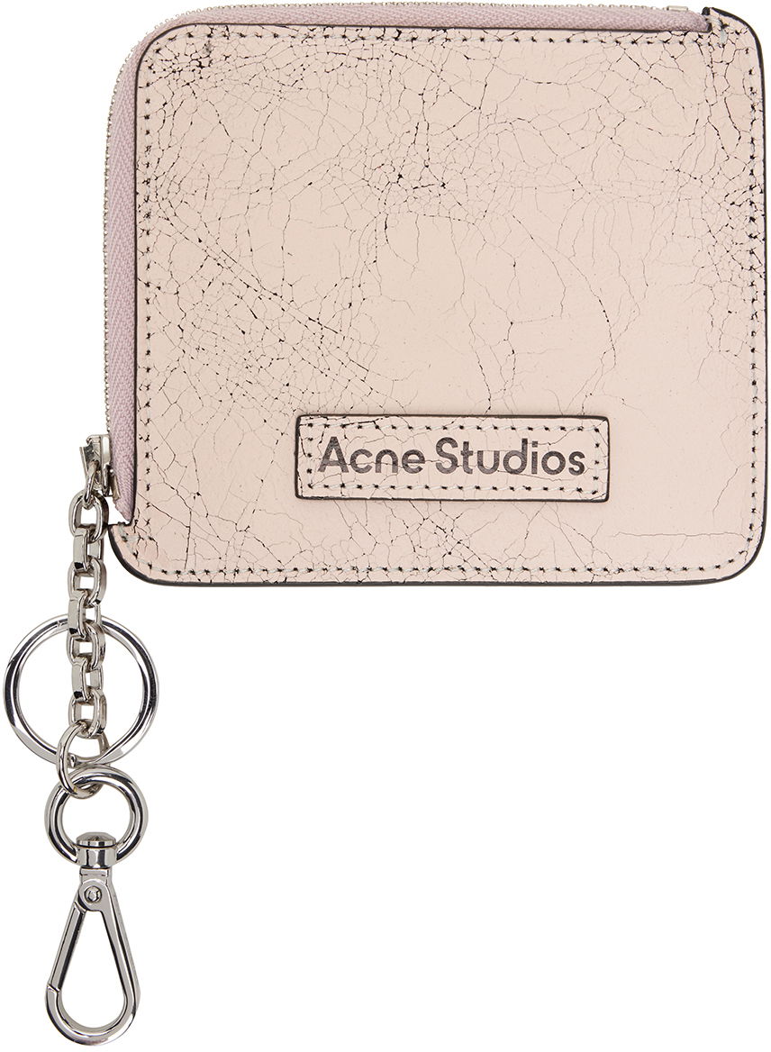 Peňaženka Acne Studios Zip Leather Wallet Ružová | CG0242-, 0