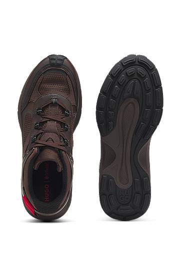 Oblečenie a doplnky BOSS Mixed-Material Logo Flag Hnedá | 50548581, 1