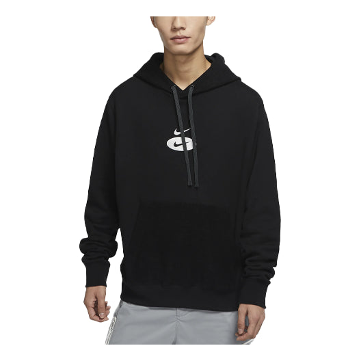 Mikina Nike Embroidered Logo Hoodie Čierna | DM5463-070