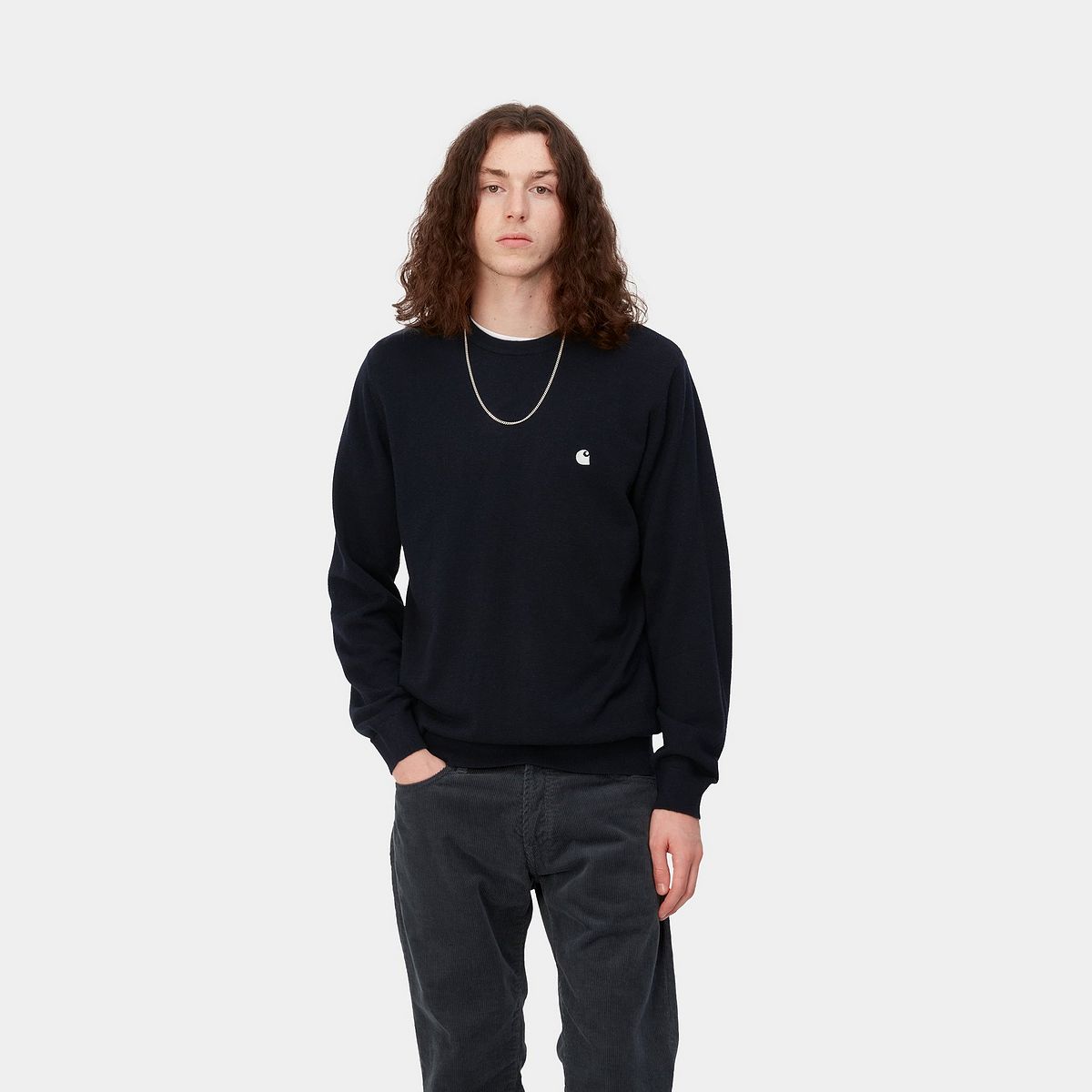 Sveter Carhartt WIP Madison Sweater Navy | I030841_0CO_XX, 1
