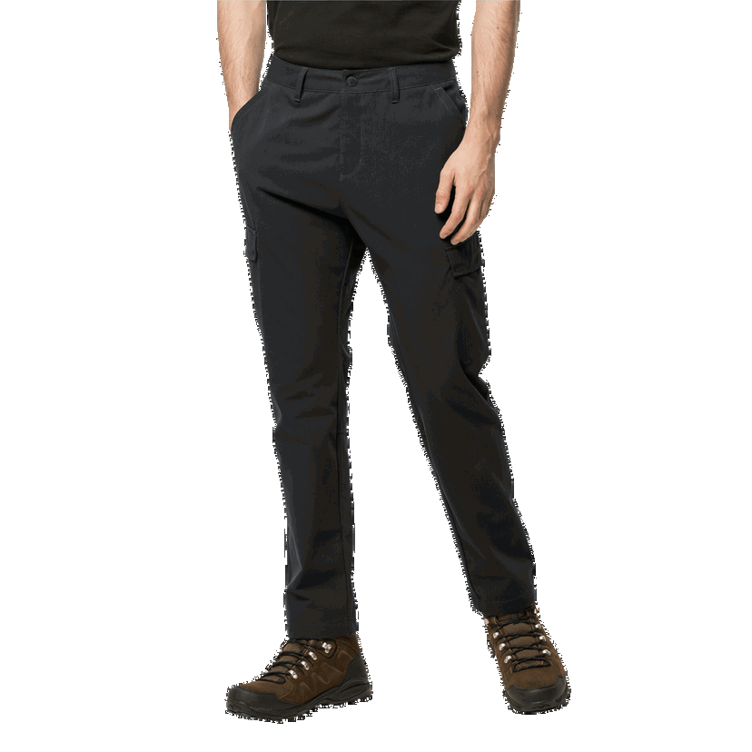 Cargo nohavice Jack Wolfskin Cold Canyon Cargo Pants Čierna | 1506961-6000