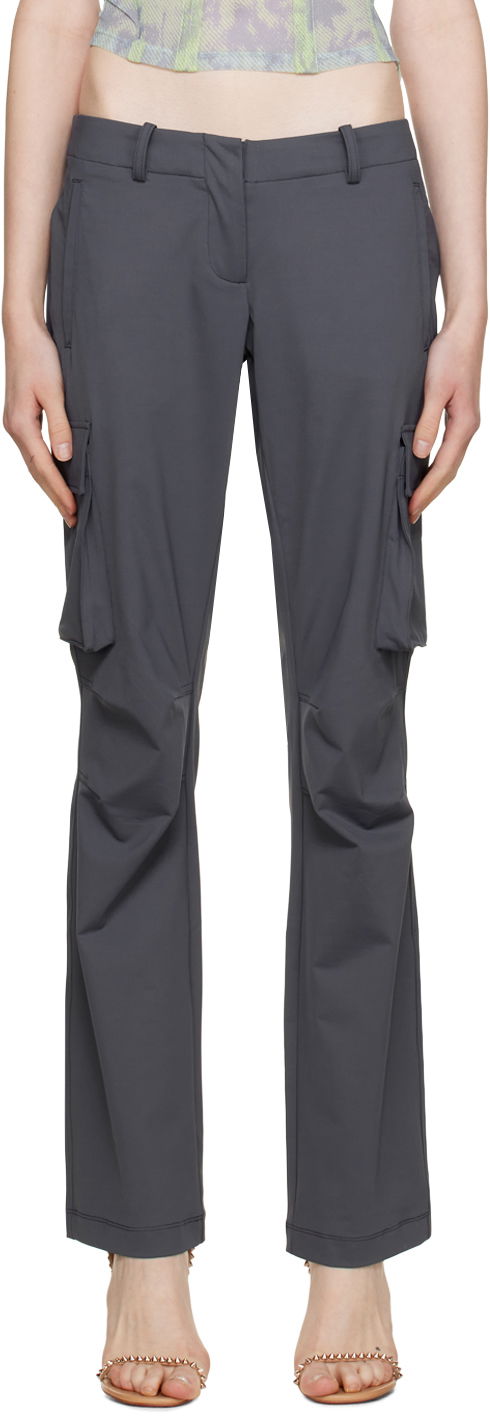 Cargo nohavice Miaou Miaou Raven Cargo Pants Šedá | 1019PTCHL