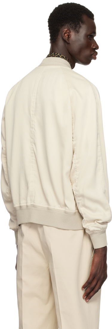 Bomber bunda Tom Ford TOM FORD Fluid Gabardine Bomber Jacket Béžová | OBS046-FMT049S25, 2