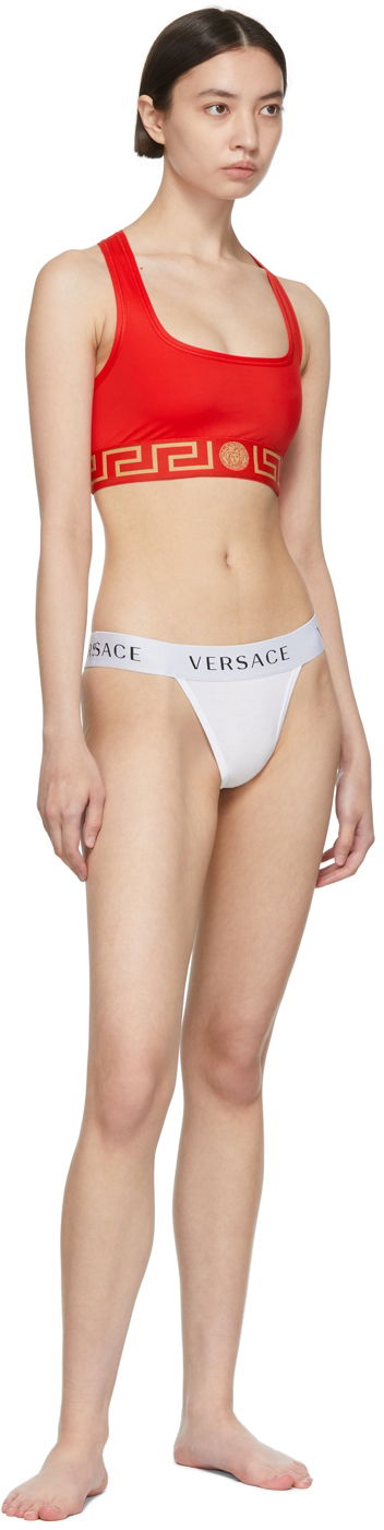 Tielko Versace Versace Greca Sports Bra Červená | 1004104_1A02322_A1203, 3