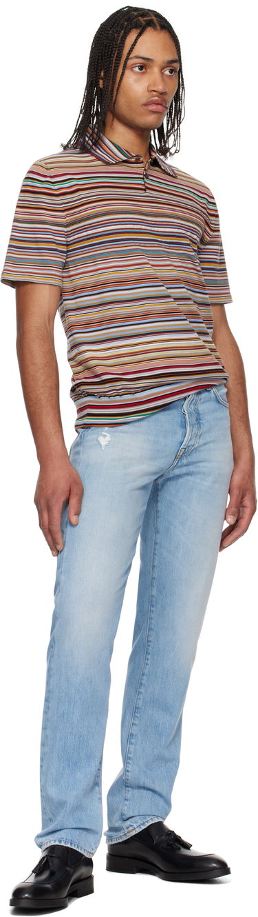Polo tričko Paul Smith Paul Smith Signature Stripe Knitted Polo Rôznofarebný | M1R-270Y-P02682, 3