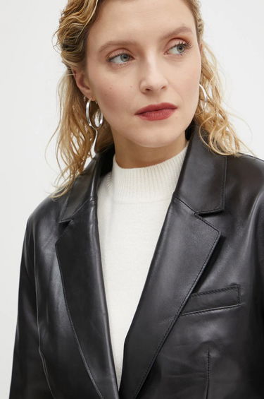 Bunda STAND STUDIO Stand Studio Mina Leather Blazer Čierna | 66391.7850, 3