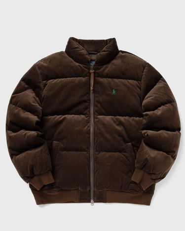 Prešívaná bunda Polo by Ralph Lauren Corduroy Puffer Bomber Jacket Hnedá | 710967785001, 0