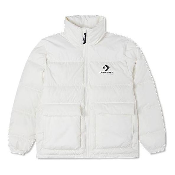 Prešívaná bunda Converse Star Chevron Down Jacket Biela | 10023755-A01