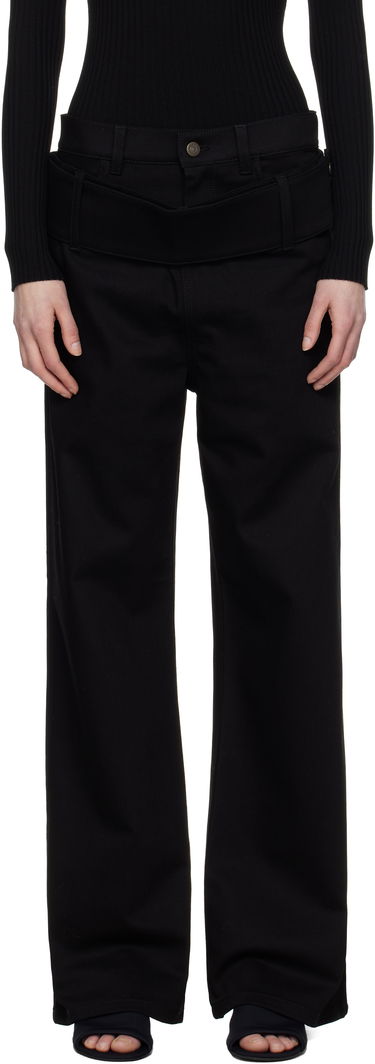 Nohavice Courrèges Courrèges Double Belt Jeans Čierna | 125DPA313DE0020, 0