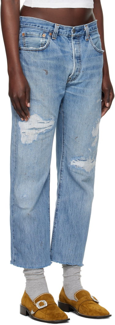 Džínsy RE/DONE Re/Done Levi's Edition Boyfriend Jeans Modrá | 1188BFJ, 1
