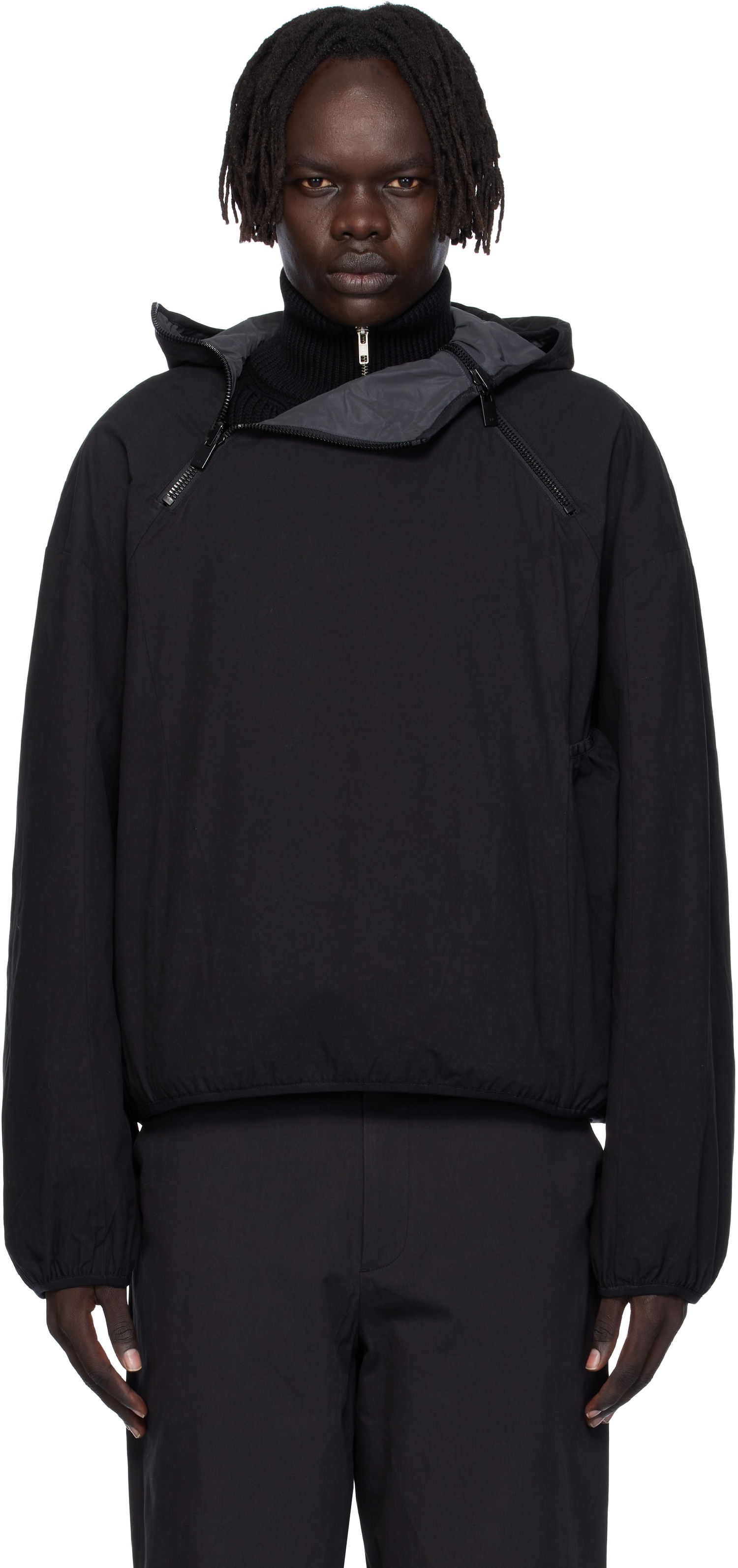 Bunda HELIOT EMIL HELIOT EMIL Reversible Anorak Čierna | AW25_M_02_162_BLK01, 0