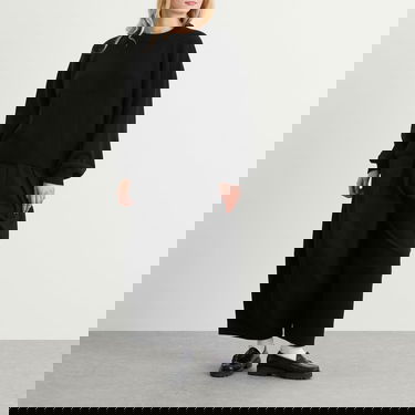 Sveter YMC Bellow Sleeve Knit Sweater Čierna | Q8ZAK-01, 4