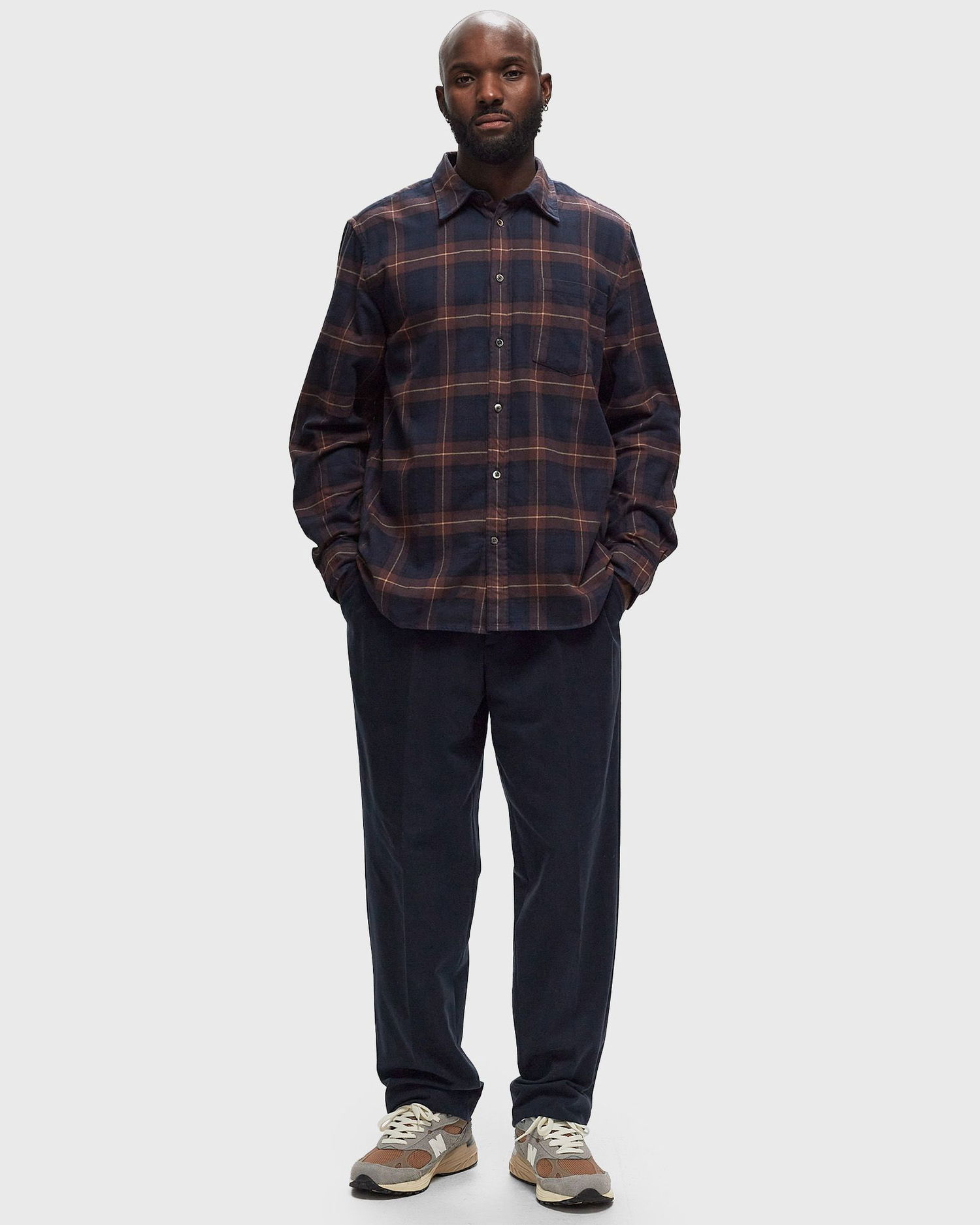 Nohavice NORSE PROJECTS Benn Relaxed Trousers Navy | N25-0395-7004, 1