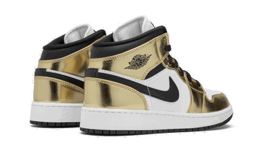 Tenisky a topánky Jordan Air Jordan 1 Mid "White Metallic Gold" Metalická | DC1419-700, 1