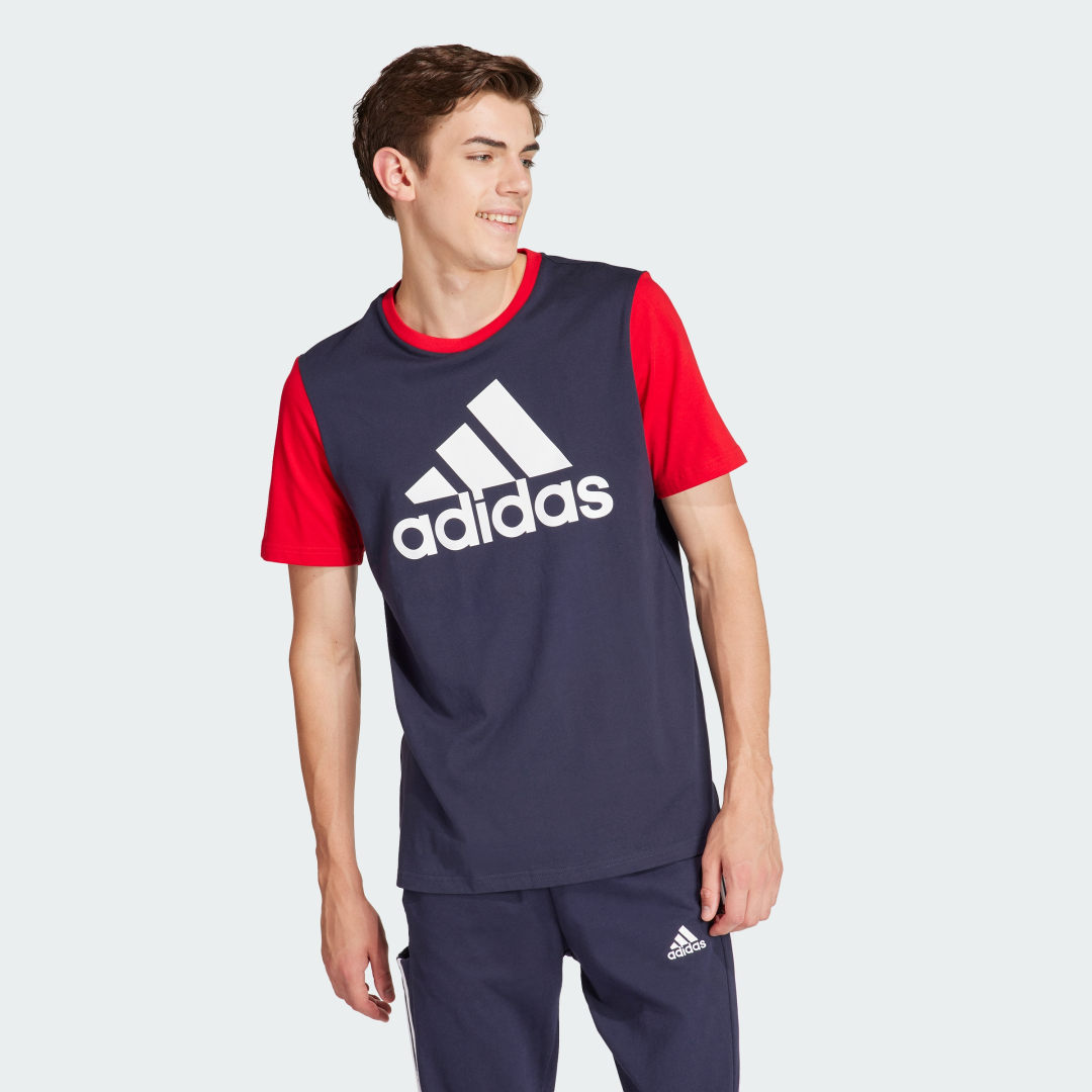 Tričko adidas Performance Essentials Big Logo Jersey T-Shirt Navy | IL5660, 0