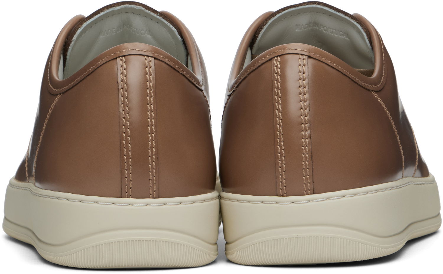 Tenisky a topánky LANVIN Tan DBB1 Gradation Leather Sneakers Béžová | FM-SKDBB1-DEGR-E25, 1