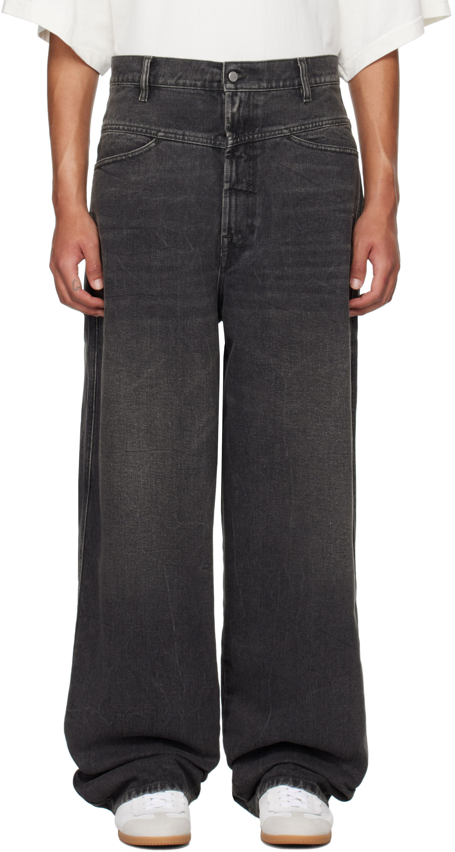 Džínsy HED MAYNER Four-Pocket Jeans Čierna | HMMZ67011T-HZ139B, 0