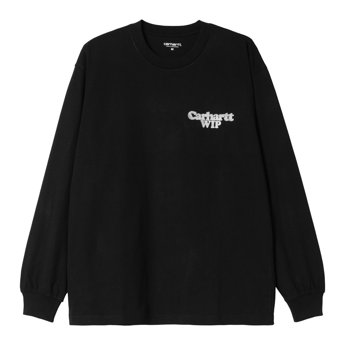 Tričko Carhartt WIP Long Sleeve T-Shirt with Logo Print Čierna | I034403_7, 0