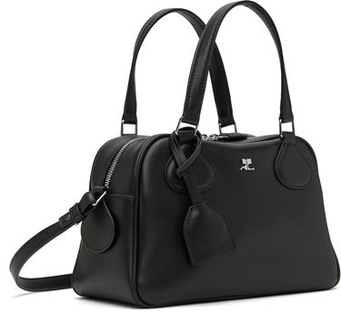 Kabelka Courrèges Studded Leather Bowling Bag Čierna | 324GSA133CR0065, 1
