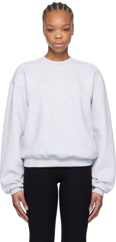 Sveter SKIMS SKIMS Fleece Classic Crewneck Sweatshirt Šedá | PL-PLO-8367W, 0