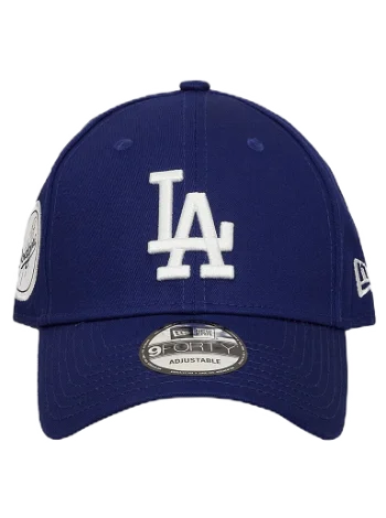 New Era LA Dodgers Team Side Patch 9FORTY Adjustable Cap 60364396 DRYWHI