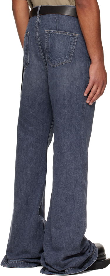 Džínsy Rick Owens DRKSHDW Concordians Bolan Bootcut Jeans Modrá | DU02E7365 DGY, 2