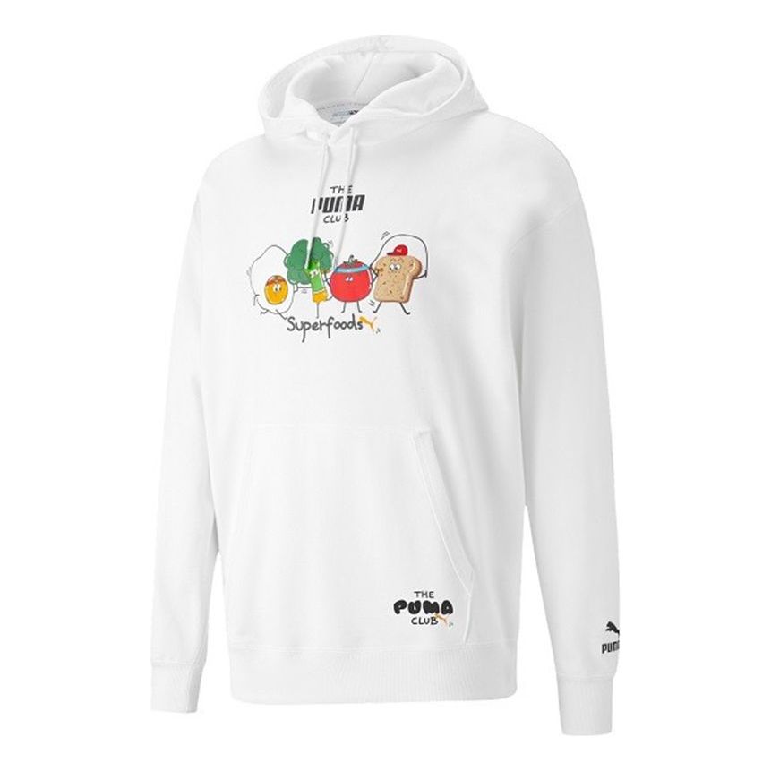 Mikina Puma Club Graphic Living Series Hoodie Biela | 533198-02, 0