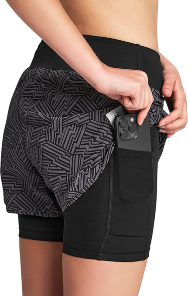 Šortky Saysky Reflective Pace Patterned 2-in-1 Running Shorts 3" Rôznofarebný | owrsh23c1050-owrsh23c1050, 2