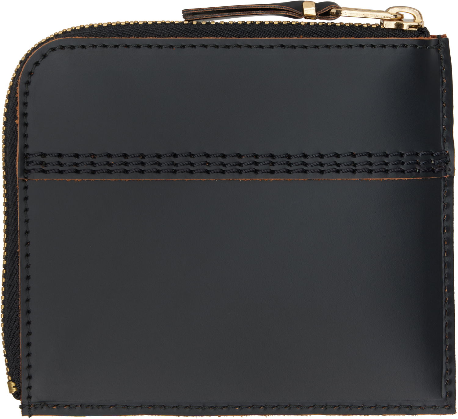 Peňaženka Comme des Garçons COMME des GARÇONS Triple Stitch Leather Wallet Čierna | SA3100TS, 1