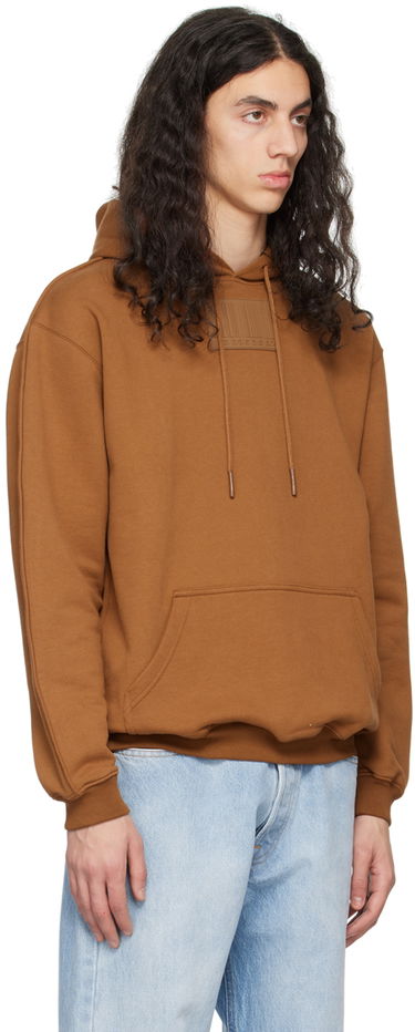 Mikina VETEMENTS Rubber Patch Hoodie Hnedá | VL16HD100X, 1