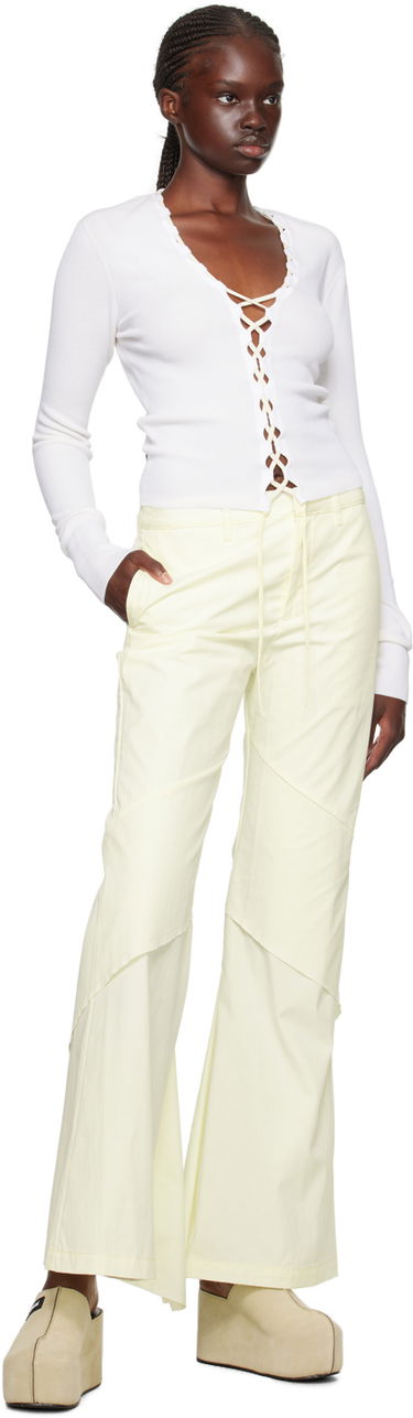 Nohavice Dion Lee Drape Trousers Žltá | C2161F23, 3